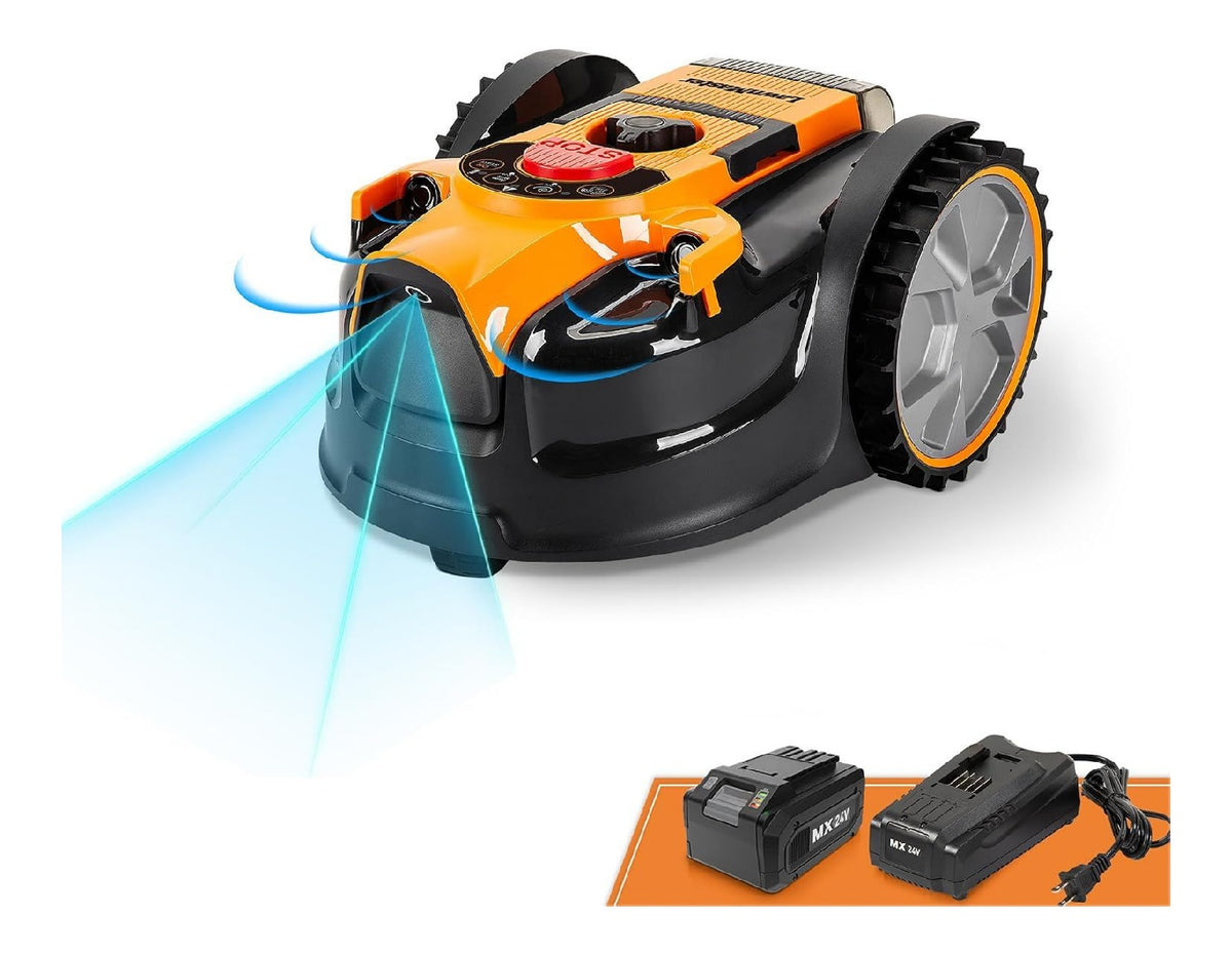 NON BISOGNO FILI CONFINE per giardino, Tagliaerba robot 60 mm