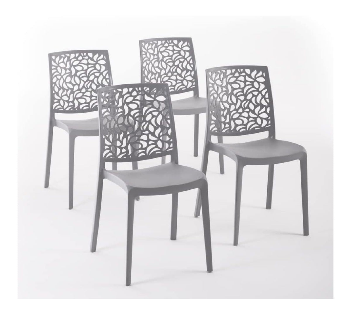 DESIGN NATURA Schienale intagliato per giardino, Sedie per tavolo da giardino 5 cm 46 cm