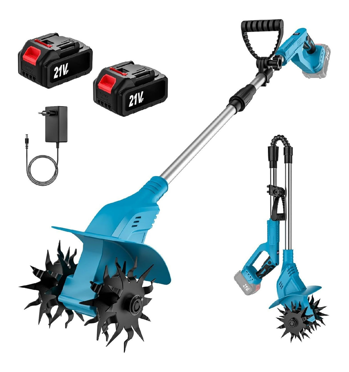 Motozappe per uso esterno Potente Motore Brushless Potenza 500W
