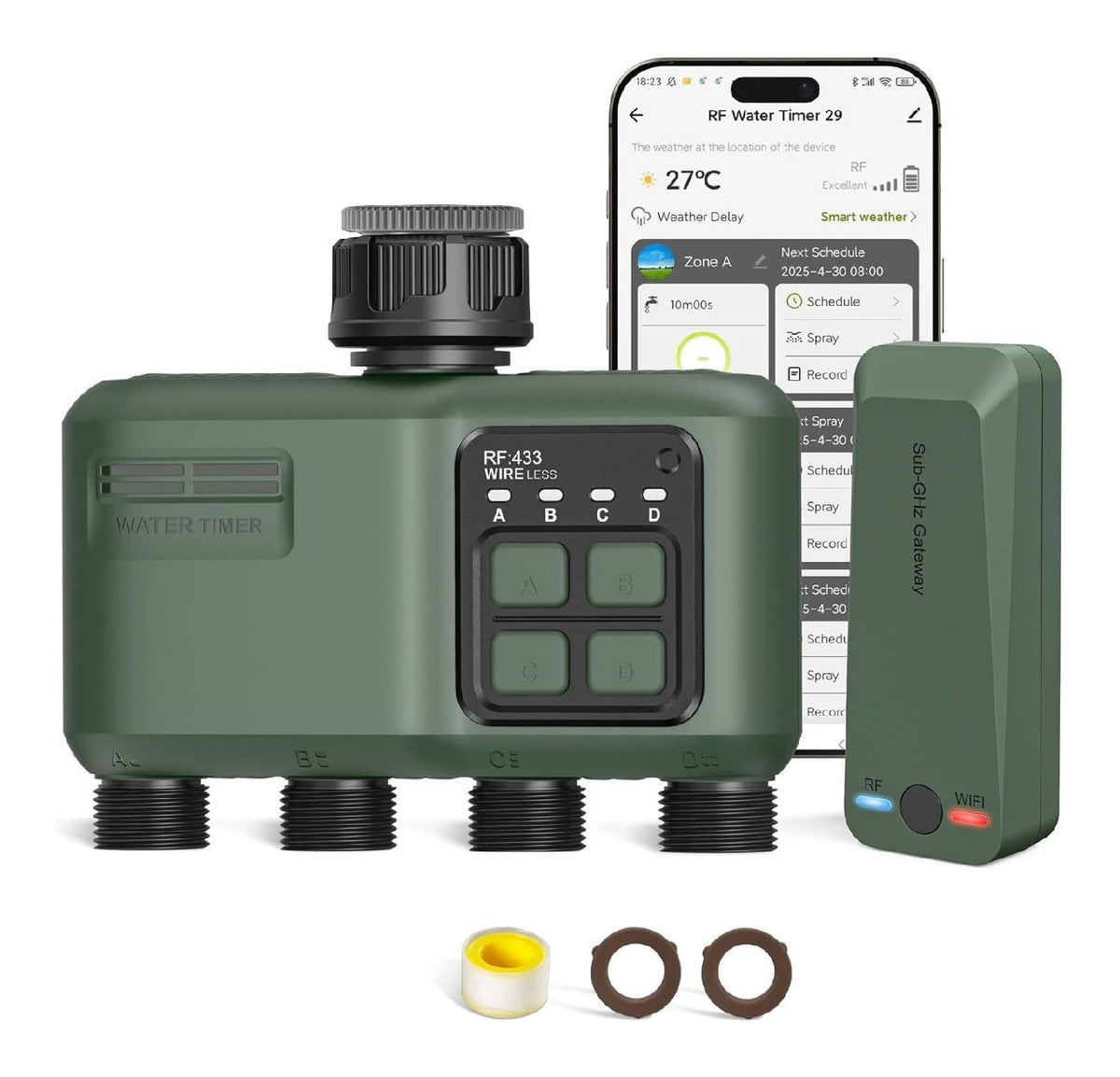 Temporizzatori per irrigatori REMOTO TRAMITE WIFI Gestisci
