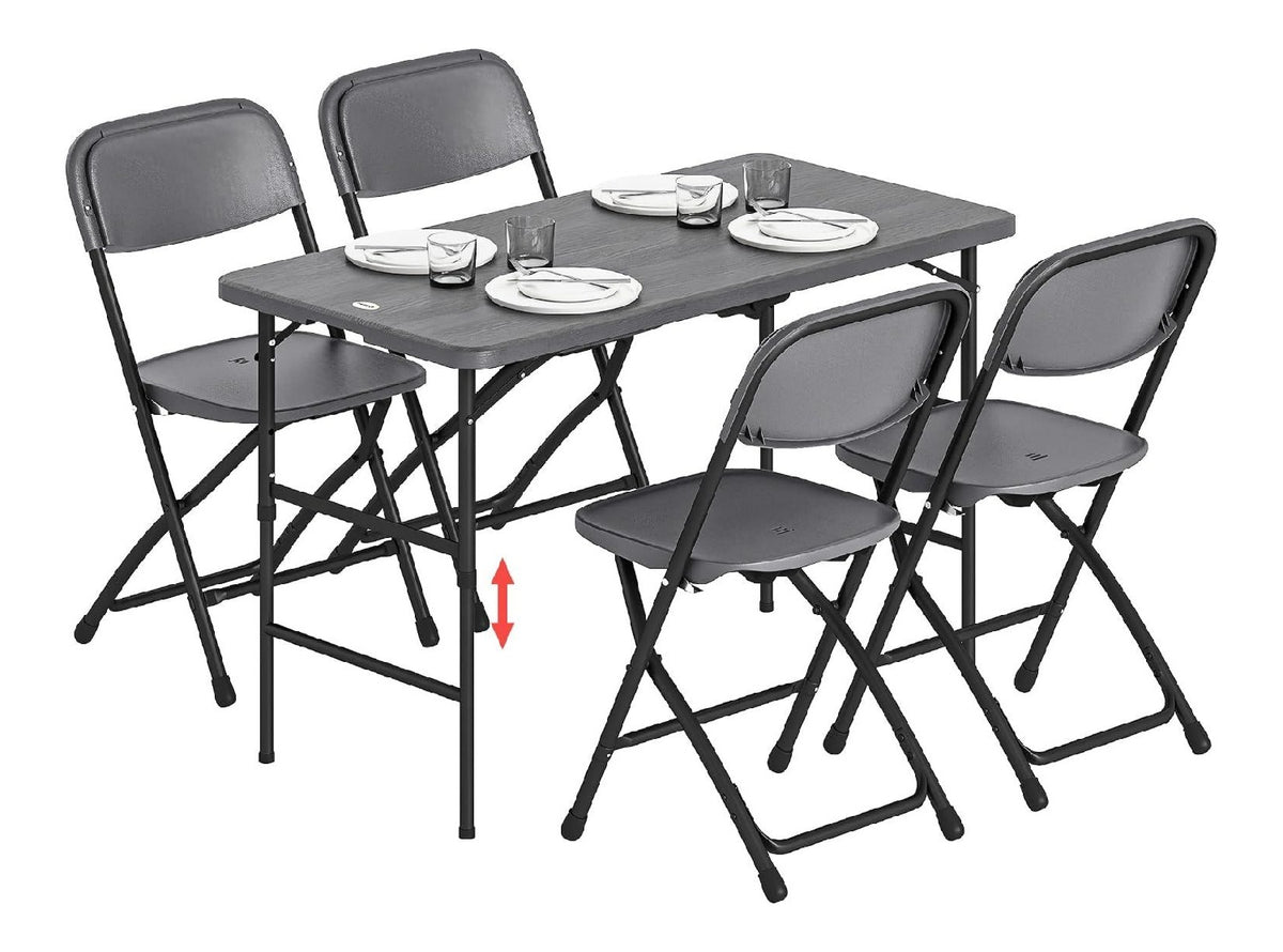 Set da pranzo 55 cm 74 cm con PEZZI Tavolo sedie esterno
