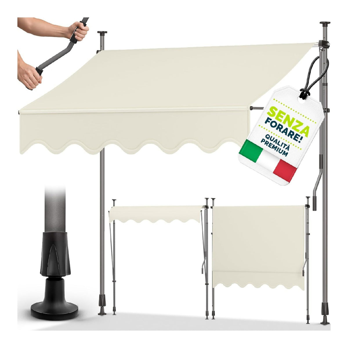 Tende da veranda 300cm con PURO RELAX nostra tenda