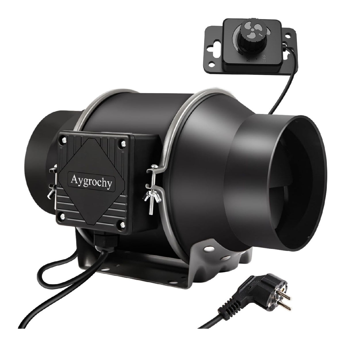 Velocita controllo flessibile Potente Attrezzatura per l'aerazione 55 W 150 mm