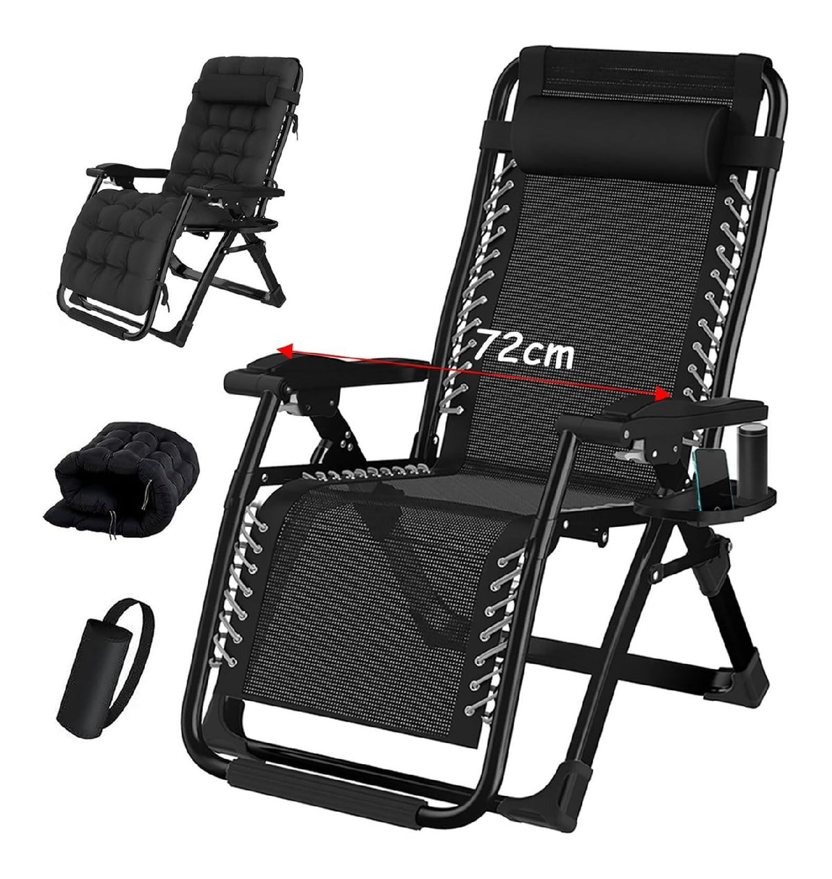 Lettini Poltrona relax funzione reclinabile 200 kg 7 kg