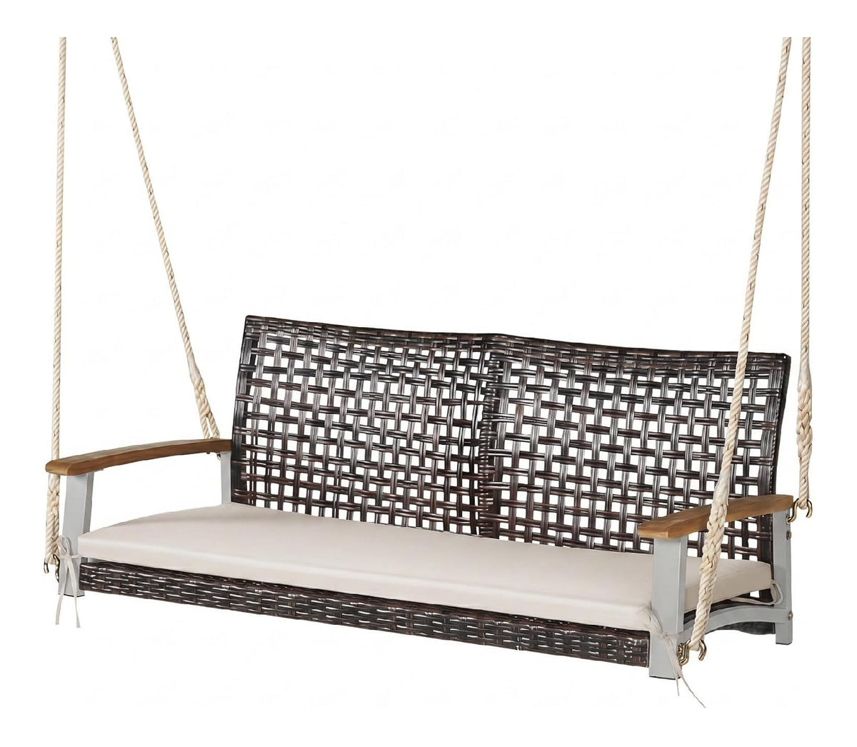 Materiale Rattan Resistente Intemperie Dondoli per portico 360 kg 28,5 cm
