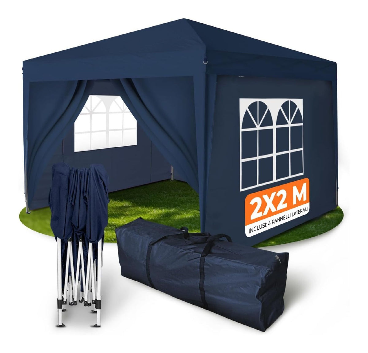 Gazebo per uso esterno FACILE MINUTI Disimballare aprire 19 cm 12,5 kg