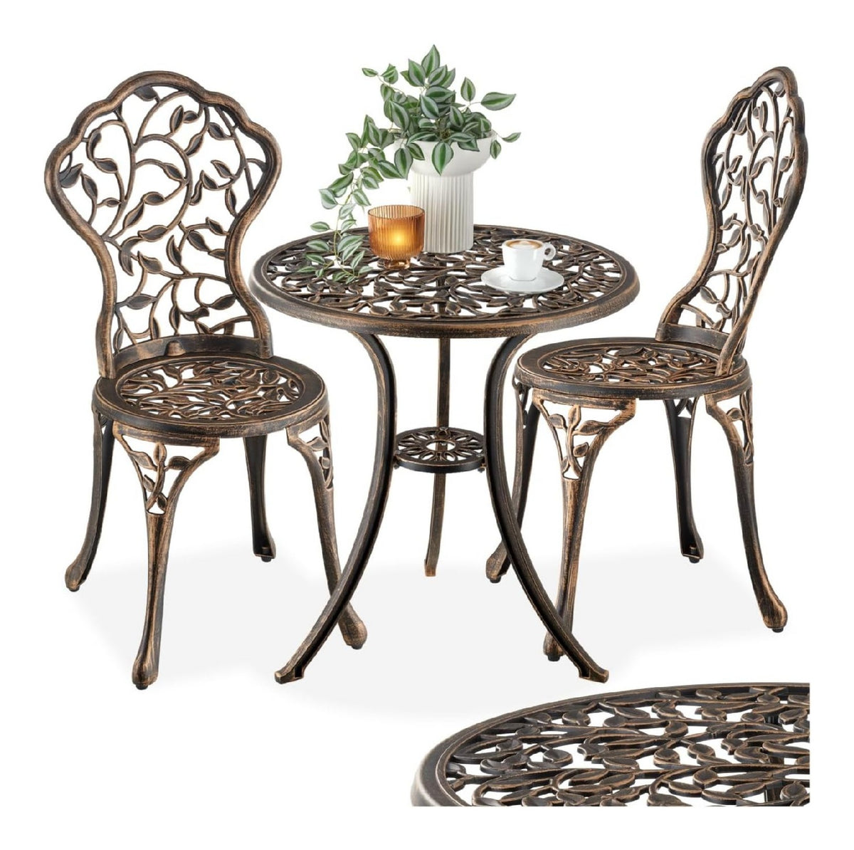 DESIGN VINTAGE bistrot pezzi per giardino, Set bistro