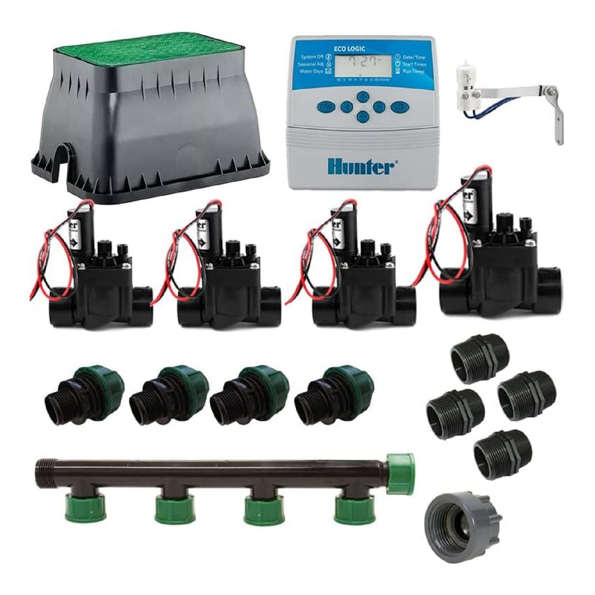 Sistemi di irrigazione controllata raccordo filettato facile montare 32 mm 24 V