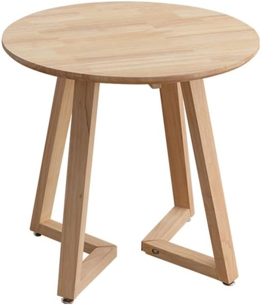 TUSUOD Arredamento del Soggiorno Tavolino da caff¨¨ Piccolo in Legno massello Tavolino Rotondo Creativo Multifunzionale Tavolino Casual Soggiorno Tavolino da caff¨¨ Laterale con Balcone Tavolino(A,M)
