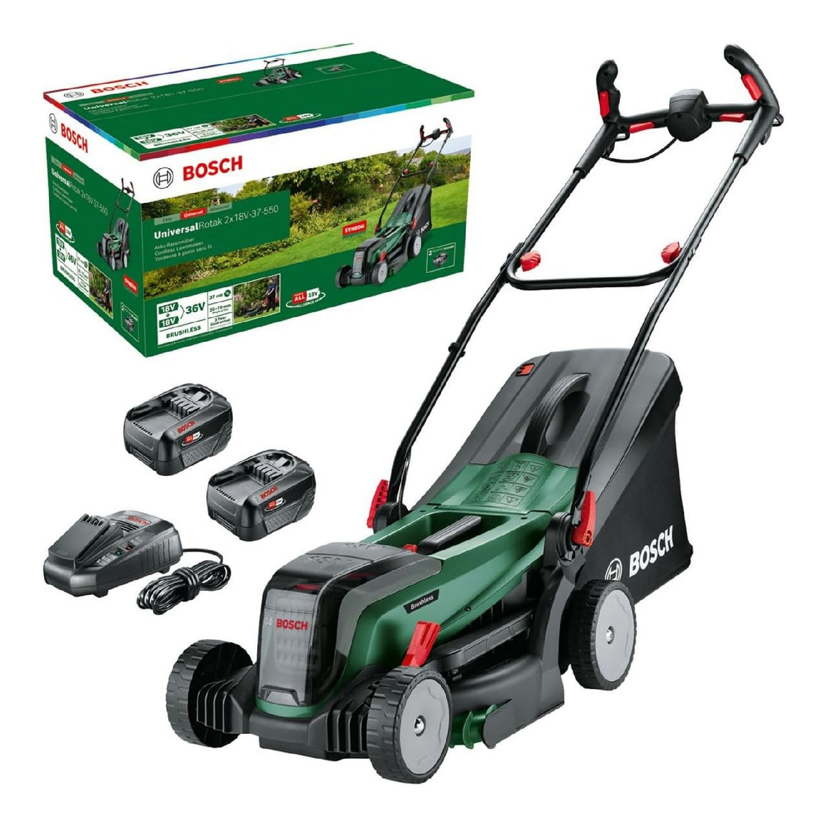 Tagliaerba con lama rotante per uso esterno utensili giardino Universal soluzione 18 V 36 V