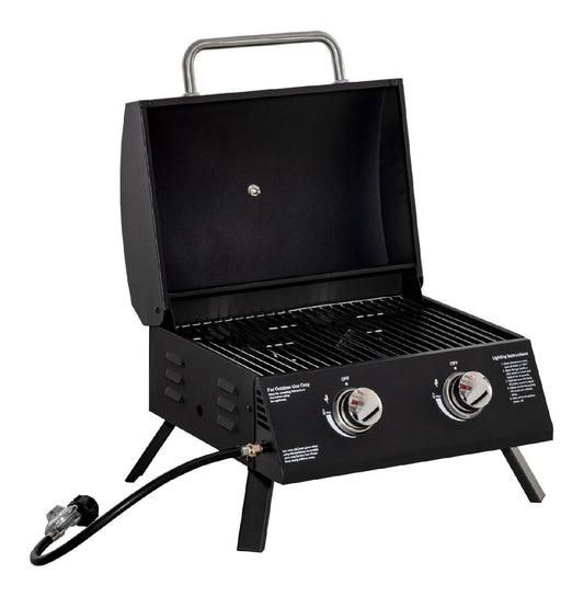 Barbecue a gas per uso esterno Grazie bruciatori all'ampia area 55L