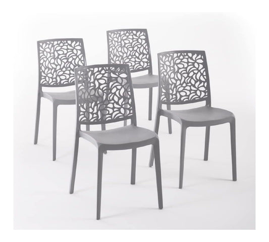DESIGN NATURA Schienale intagliato per giardino, Sedie per tavolo da giardino 5 cm 46 cm