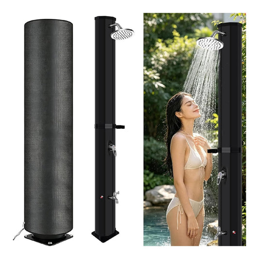 Temperatura dell'acqua fino scelta per giardino, Docce da giardino 35L 40L