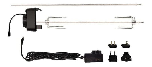 Two interchangeable spit rods per giardino, Girarrosto