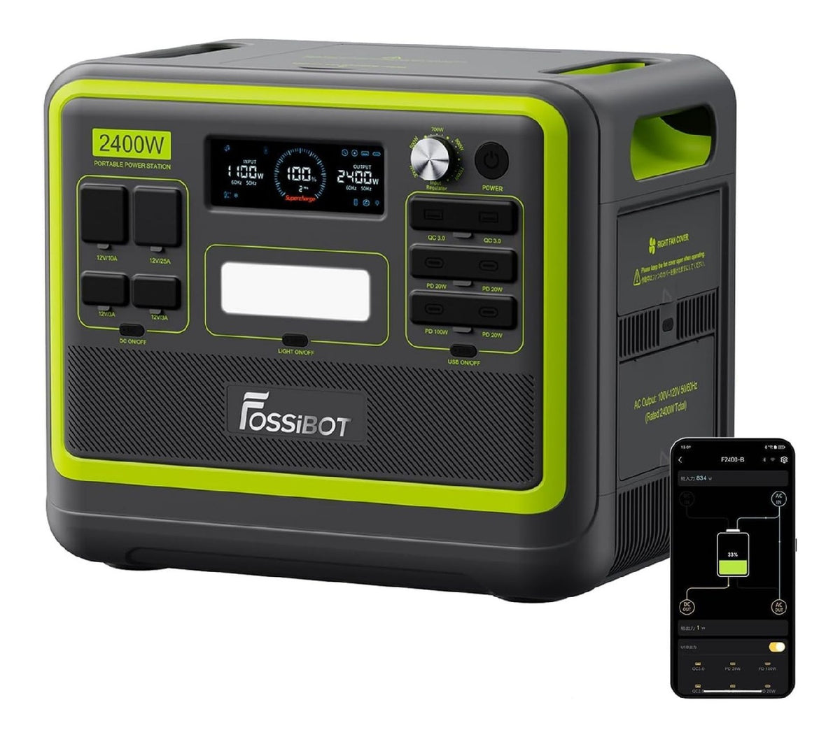 Grande capacita alta potenza Generatori 2400W 2400 W