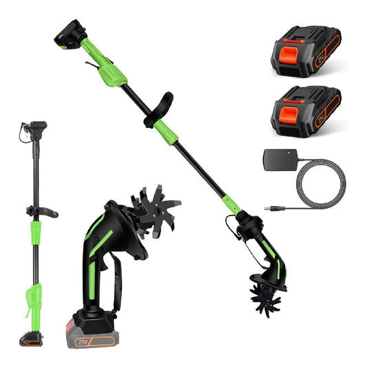 Liberta Totale l'Alimentazione Senza per giardino, Motozappe 21 V 10 cm