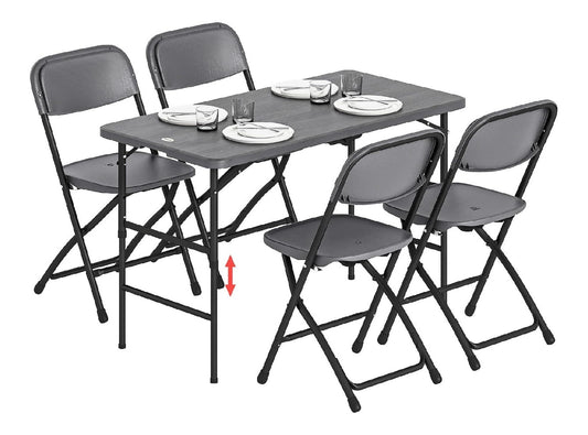 Set da pranzo 55 cm 74 cm con PEZZI Tavolo sedie esterno
