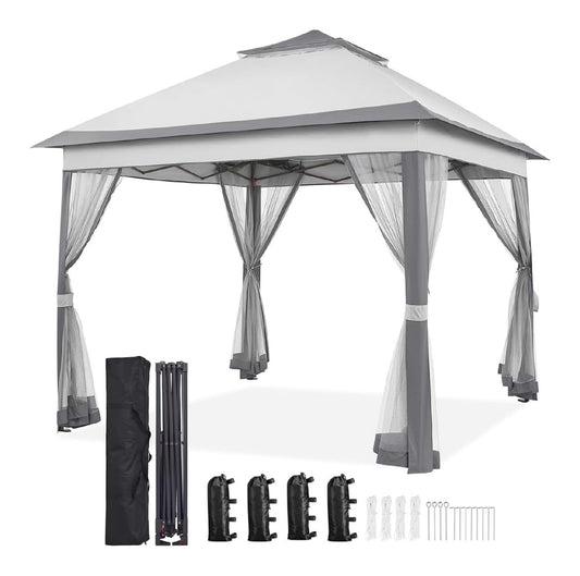Gazebo 3 m 115,5 cm con Materiali selezionati Questa tenda