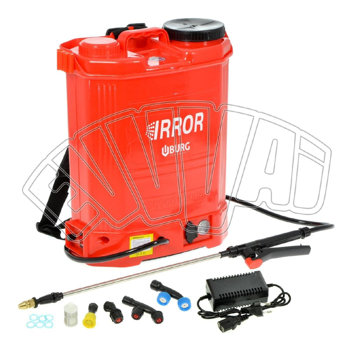 Nebulizzatori zaino elettrica batteria irrorazione 125 cm 8Ah