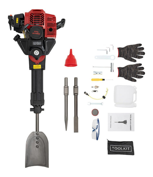 Potente dispositivo benzina robusto Motozappe 1900 W 0,6 l