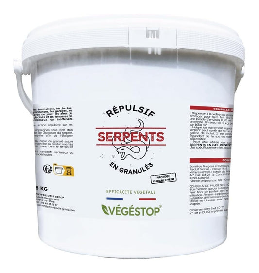 Repellenti per rettili per uso esterno granuli cereali Serpenti sono