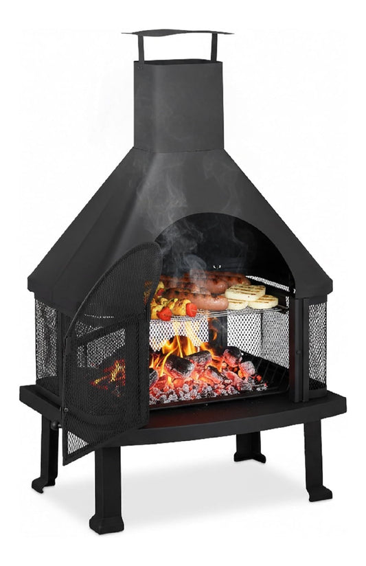 Caminetti per uso esterno XXL elegante stufa esterno 63 cm 110 x 63 cm