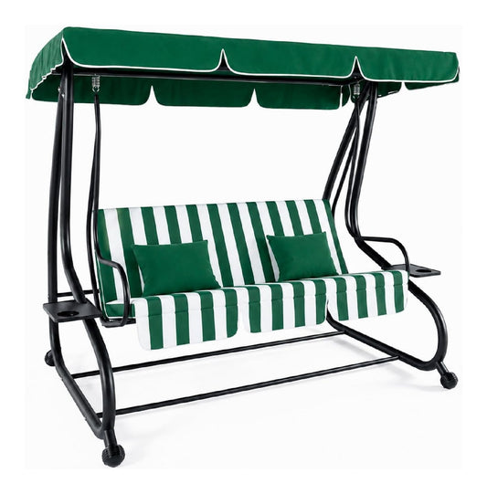 Splendido reclinabile posti Madeira per giardino, Dondoli coperti 160 cm 200 x 120 x 160 cm