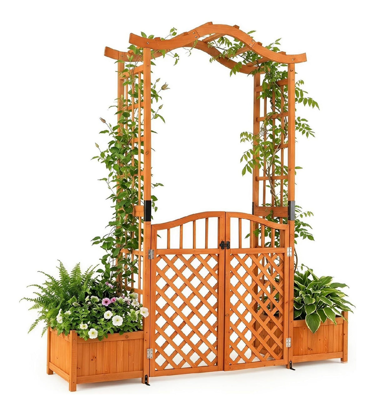 struttura arco tettoia lati per giardino, Pergolati 95 cm
