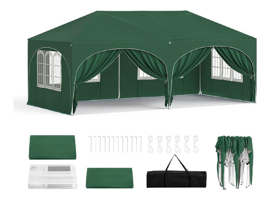 Gazebo per uso esterno Secondi rapida installazione pergola 265 cm 35 cm