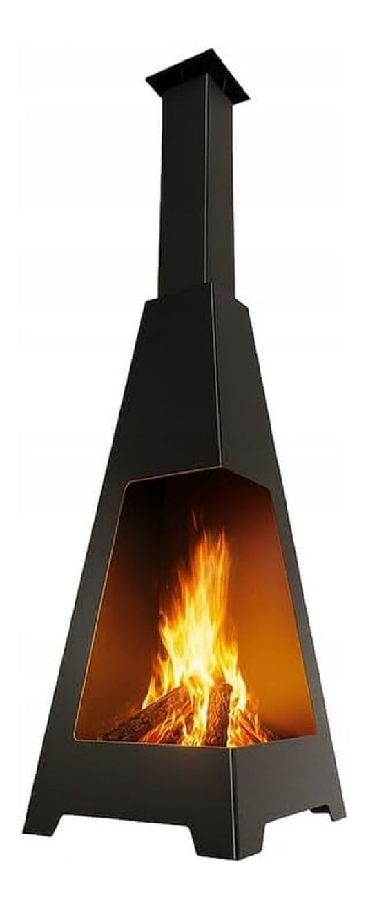 Moderno camino giardino robusto Caminetti