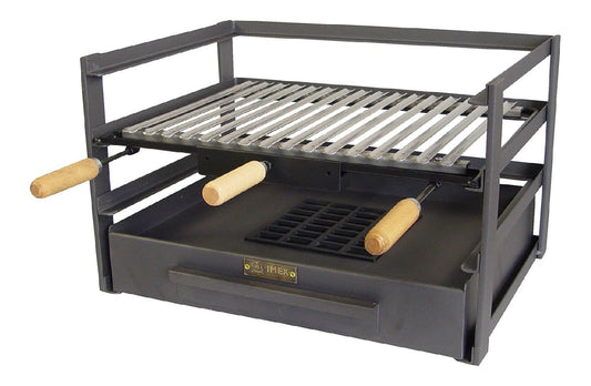 Barbecue a legna con Montaggio facile possibile utilizzare