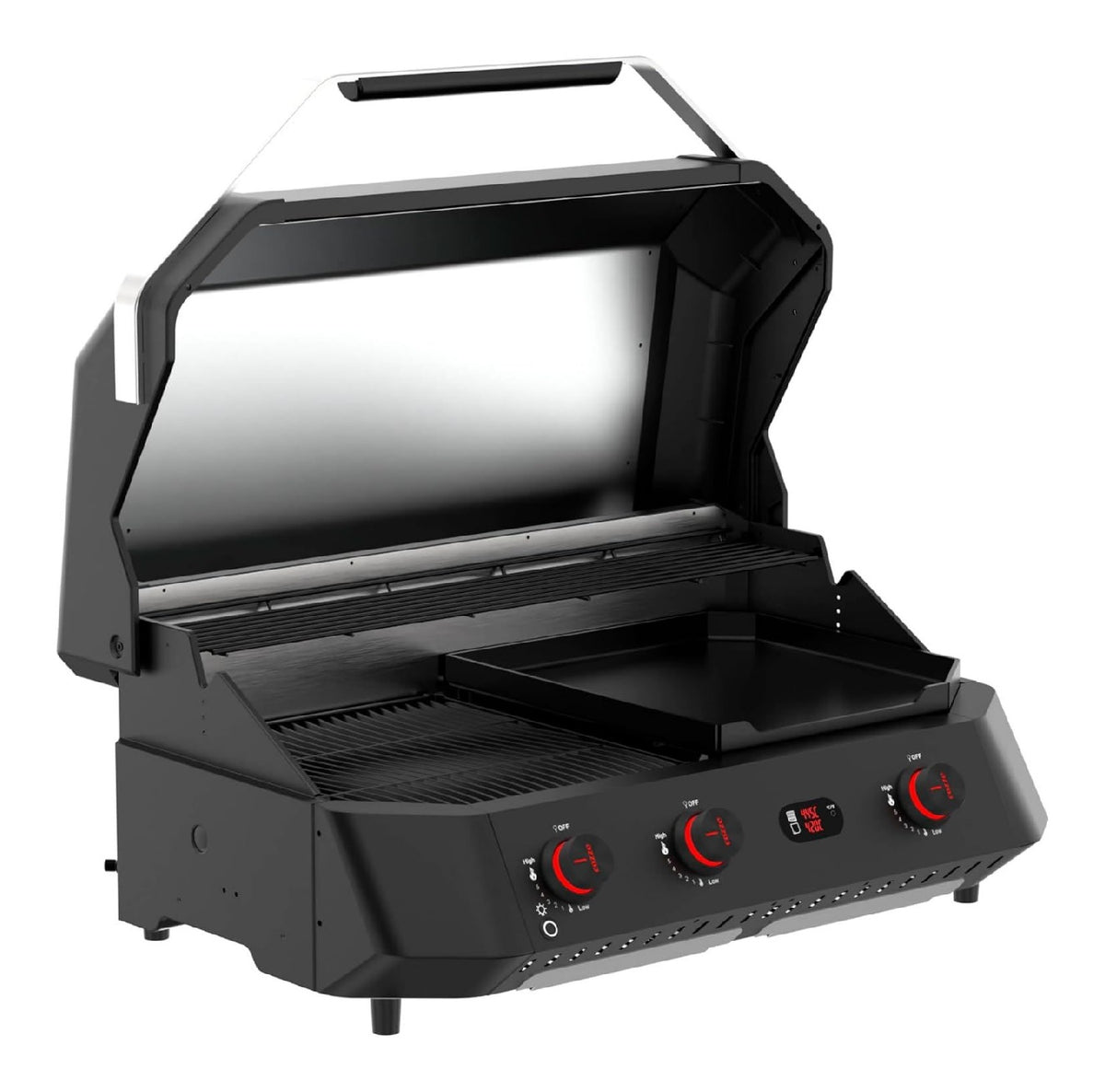 Barbecue a gas 200 mm 815 mm con Combo griglia plancha Griglia