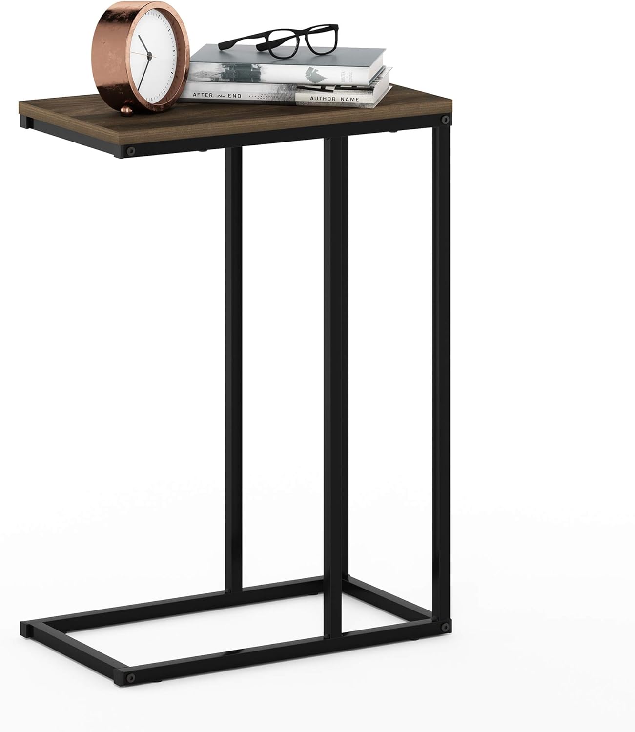 Furinno Camnus Tavolino da salotto moderno, Noce Columbia