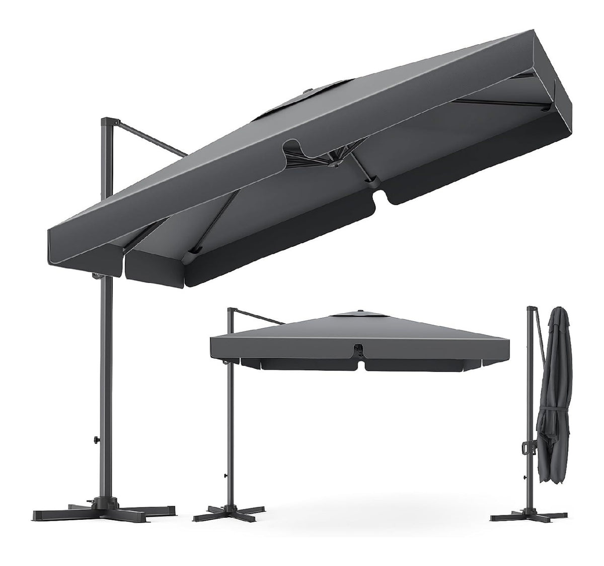 Ombrelloni per uso esterno Telaio alluminio robusto nostro 24 mm 120 kg