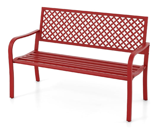 Elegante Schienale Traforato panchina Panche 300 kg
