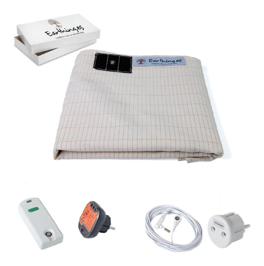 Lenzuolo Grounding Earthing accessori Kit per test del suolo 90 cm 200 x 90 cm