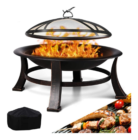 Bracieri Stabile sicuro braciere giardino 9,3 kg 46 cm