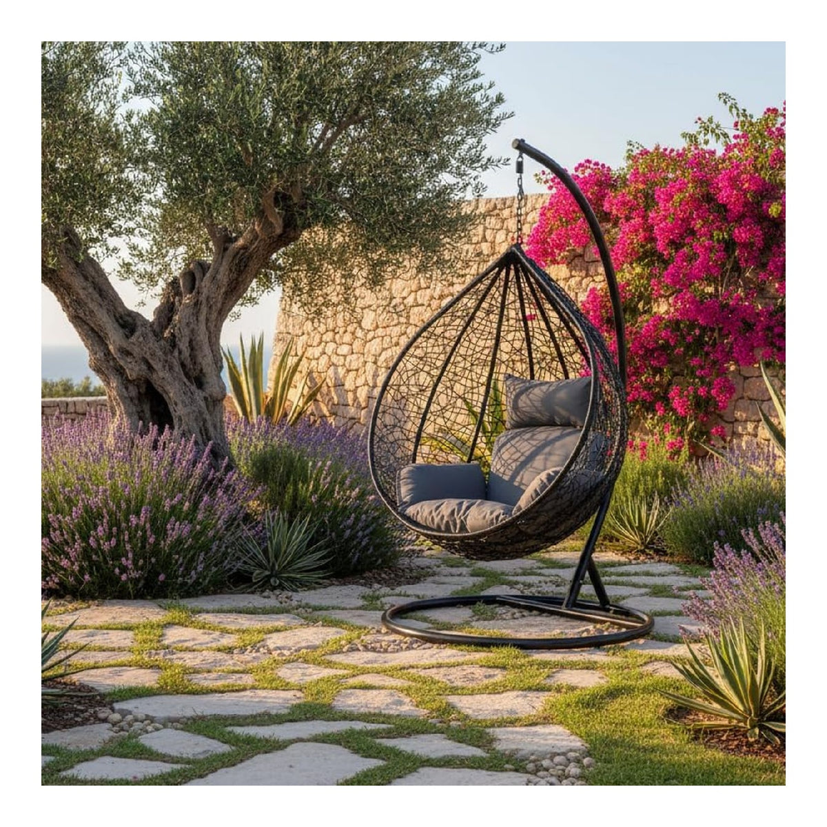 Sedie a dondolo per uso esterno Trasforma tuo set giardino 198 cm 125 cm