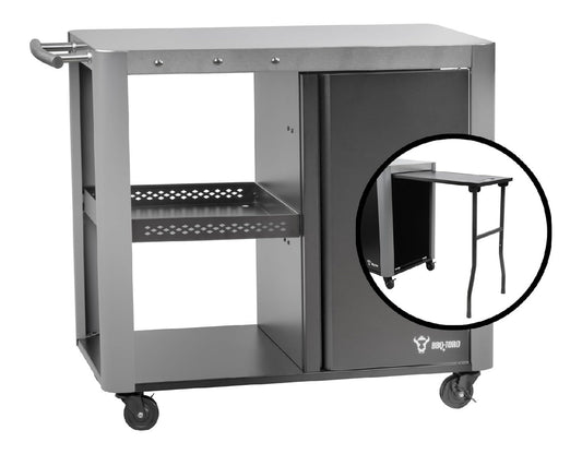 Carrelli per uso esterno carrello barbecue estremamente versatile 50 cm 37 cm