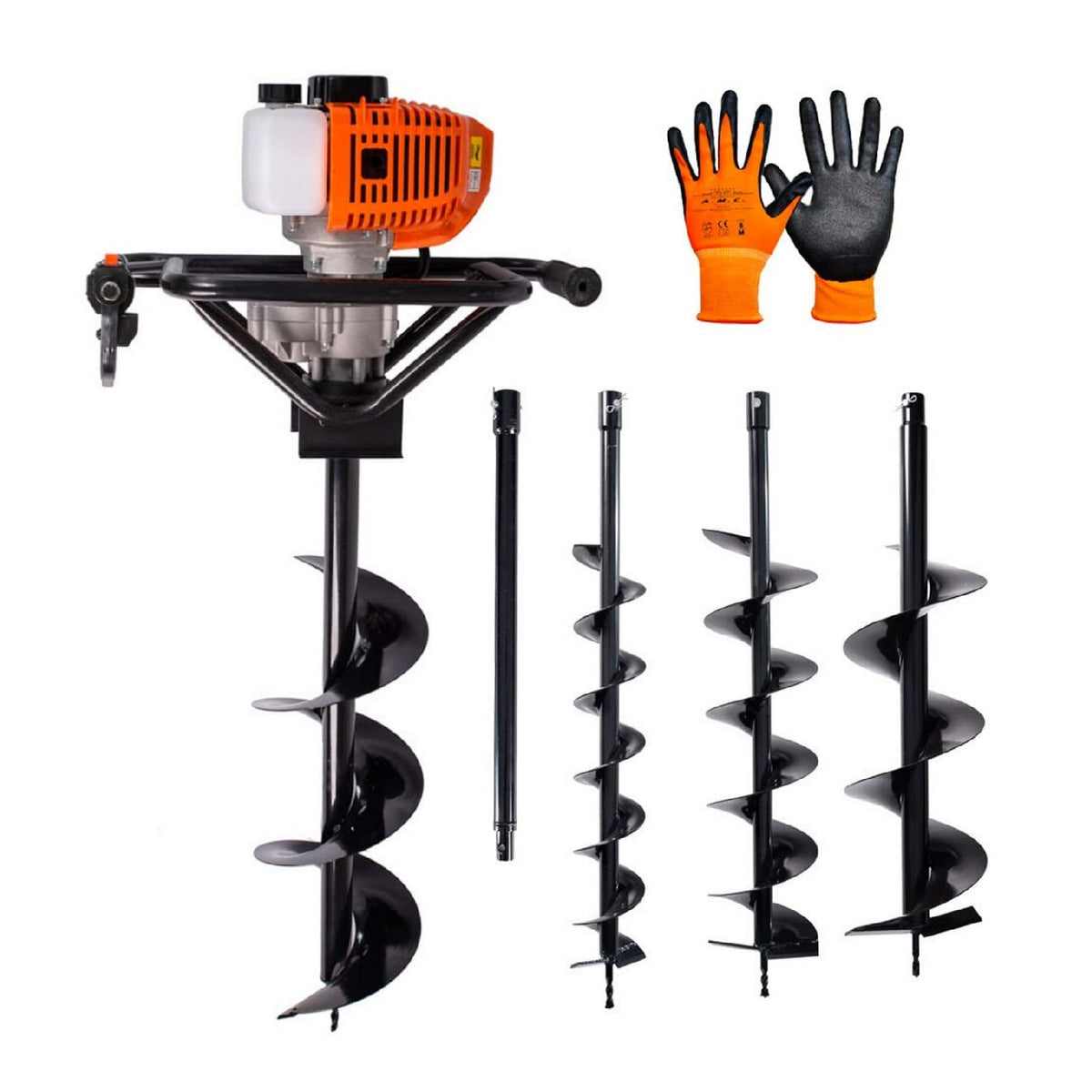 Potenza massima giri min per giardino, Scavatori e trivelle 200 mm 50cm