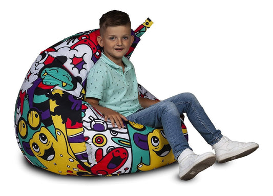 Materiale resistente borsa pouf per giardino, Ottomane 110 cm 90 cm